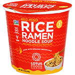 Red Miso Rice Ramen Noodle Soup