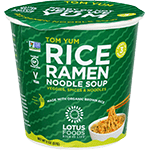 Tom Yum Rice Ramen Noodle Soup