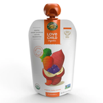 Puree Apples, Sweet Potatoes, Carrots + Blueberries