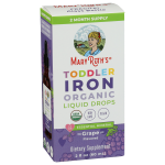 Organic Toddler Iron Liquid Drops Grape