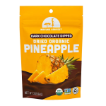 Organic Dried Pineapple Dipped in Dark Chocolate