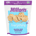 Gluten Free Baked Everything Crackers