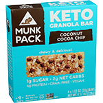 Keto Granola Bar Coconut Cocoa Chip