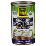 Unsweetened Organic Coconut Cream Premium