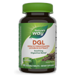 nature's way dgl licorice flavored 100 chewable tablets