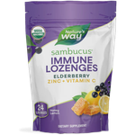 Sambucus Elderberry Zinc Lozenges Honey Lemon
