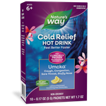 natures way umcka coldcare lemon hot drink packets 10 packets