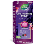 natures way umcka coldflu sugar free syrup berry flavor bottle 4 oz