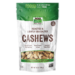 Now Foods Cashews Roasted & Salted 10 oz bag