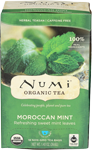 Numi Teas Moroccan Mint Bags 18 Box 1.40 oz each