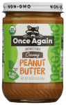Smooth Organic Peanut Butter Unsalted
