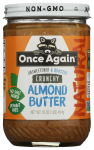 Unsweetened & Roasted Crunchy Almond Butter Unsalted