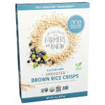 one degree gluten free sprouted brown rice crisps 8 oz