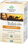 Organic India Tulsi Tea Lemon Ginger 18 tea bags