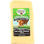 Grassmilk Raw Organic Sharp Cheddar