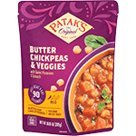 Butter Chickpeas & Veggies with Sweet Potatoes & Spinach