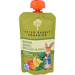 Banana, Mango, Broccoli and Kale Baby Food