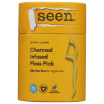 Charcoal Infused Floss Picks