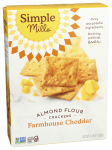 Farmhouse Cheddar Almond Flour Crackers