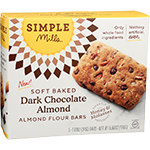 Soft Baked Almond Flour Bars Dark Chocolate Almond