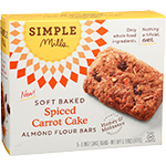 Soft Baked Almond Flour Bars Spiced Carrot Cake