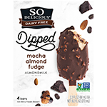 Dipped Mocha Almond Fudge Bars Almondmilk Dessert
