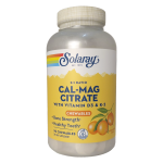 Cal-Mag Citrate with Vitamin D-3 & K-2 Chewable Natural Orange
