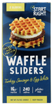 Waffle Slider Turkey Sausage & Egg White