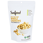 Raw Organic Whole Cashews