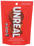 unreal dark chocolate peanut butter cups 4.2 oz
