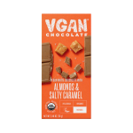 Vegan White Chocolate with Almonds & Salty Caramel