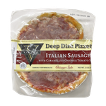 Deep Dish Pizzetta Italian Sausage