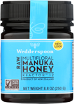 wedderspoon raw multifloral manuka honey kfactor 12 jar 8.8 oz