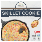 Gluten Free Birthday Cake Skillet Cookie