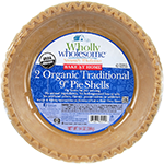 Traditional Pie Shells 9" Organic