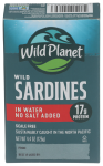 Wild Sardines in Water No Salt Added
