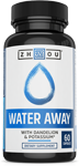 zhou water away herbal diuretic with dandelion and potassium 60