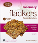 Flackers Organic Flax Seed Crackers Rosemary