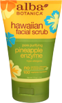 alba botanica hawaiian facial scrub pineapple enzyme bottle 4 oz
