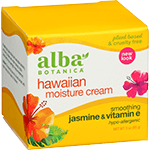 alba botanica hawaiian moisturizing cream jasmine and vitamin e jar 3 oz