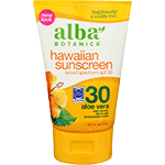alba botanica hawaiian aloe vera spf 30 sunscreen tube 4 oz