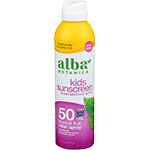 alba botanica very emollient sunscreen active kids clear spray spf 50 broad spectrum 6 fl oz