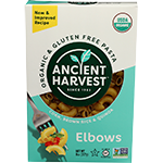 ancient harvest gluten free quinoa elbows pasta box 8 oz