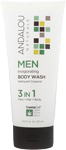 andalou naturals men invigorating body wash 3-in-1 8.5 oz