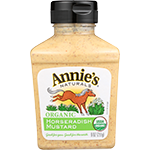 annies homegrown organic horseradish mustard bottle 9 oz