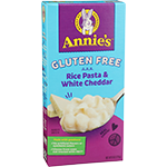 annie's homegrown rice shell pasta and creamy white cheddar gluten free 6 oz