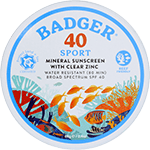 Water Resistant Mineral Sunscreen with Clear Zinc SPF 40