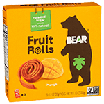bear yoyo real fruit roll mango 5 pack 3.50 oz