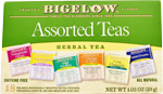 bigelow assorted teas herbal tea 18 bag