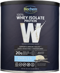 biochem sports 100 whey isolate protein vanilla container 30.2 oz